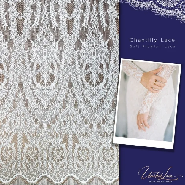 Lace fabric, Embroidery fabric, Lace thailand