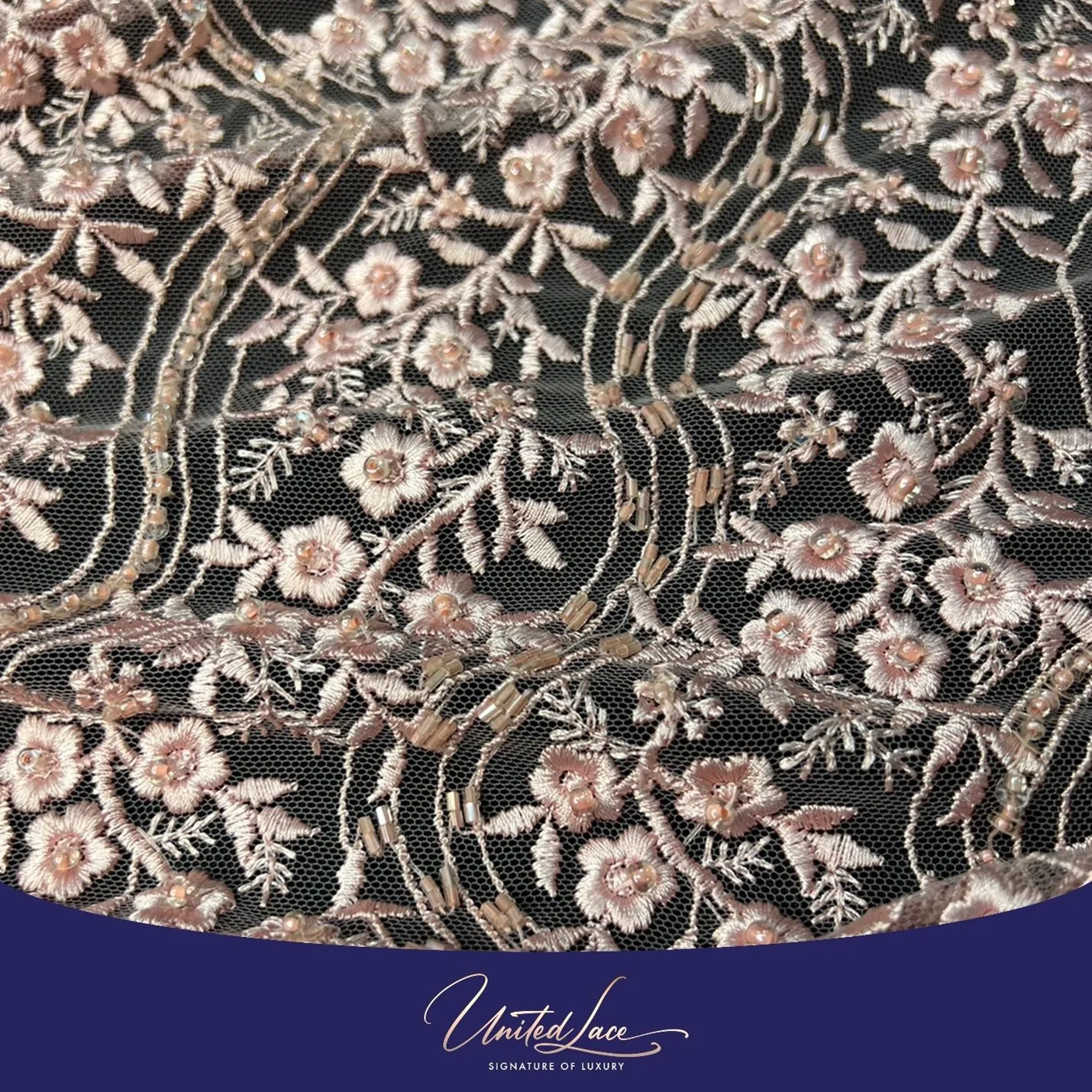 Cotton lace fabric, Embroidery fabric